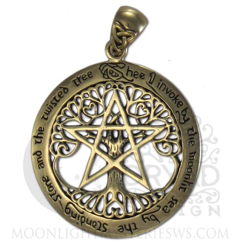 DD: Vermeil Cut Out Moon Pentacle Pend.. セール価格 - www