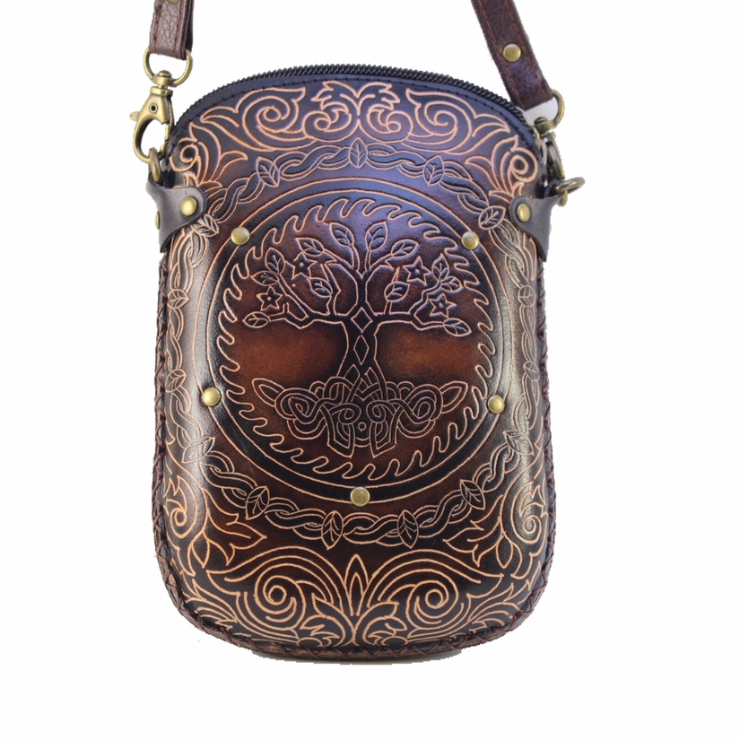 Tree of Life Shoulder Bag Celtic Bag Design Witch Bag 