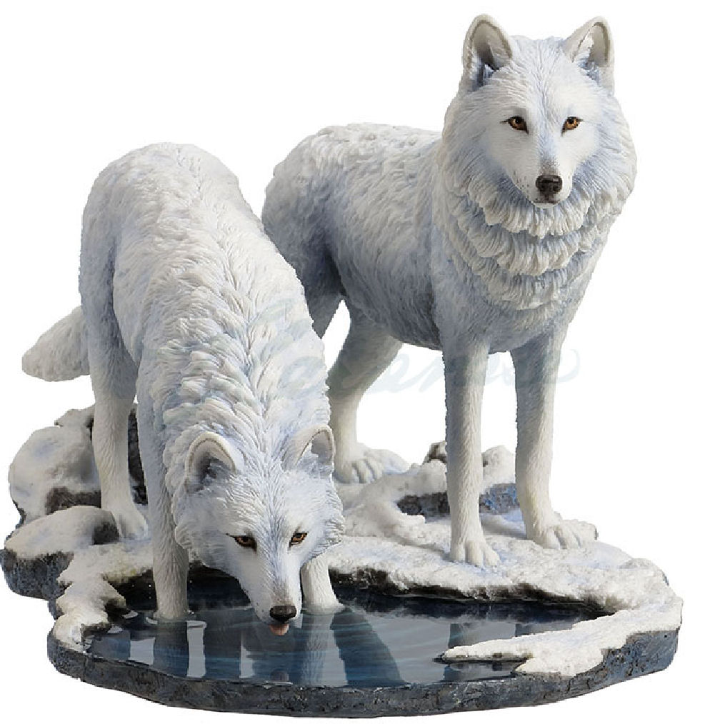 wolf statuette