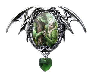 Anne Stokes Kindred Spirits Cameo Pendant Anne Stokes Kindred Spirits Cameo Pendant