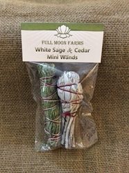 Mini White Sage & Cedar Wands Mini White Sage & Cedar Wands, sage, Omaha, smudge Omaha, 