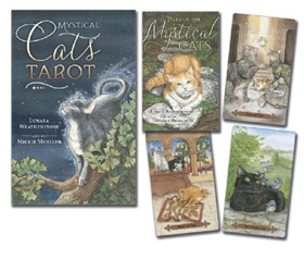 Mystical Cat Tarot Deck and Book by Lunaea Weatherstone and Mickie Mueller 