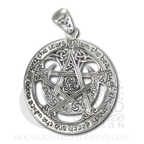 DD: Vermeil Cut Out Moon Pentacle Pend.. セール価格 - www