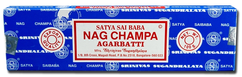 Certified Authentic Sai Baba Nag Champa Incense  100 grams Approx. 100 sticks 
