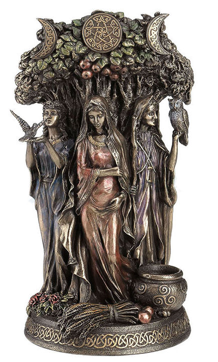 - Triple Goddess Mother Maiden Crone Statue #WU77085A4