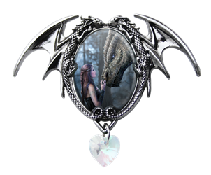 Anne Stokes Once Upon A Time Cameo Pendant  Anne Stokes Once Upon A Time Cameo Pendant 