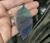 Beautiful Titanium-Covered Leaf Pendant - TCLeaf