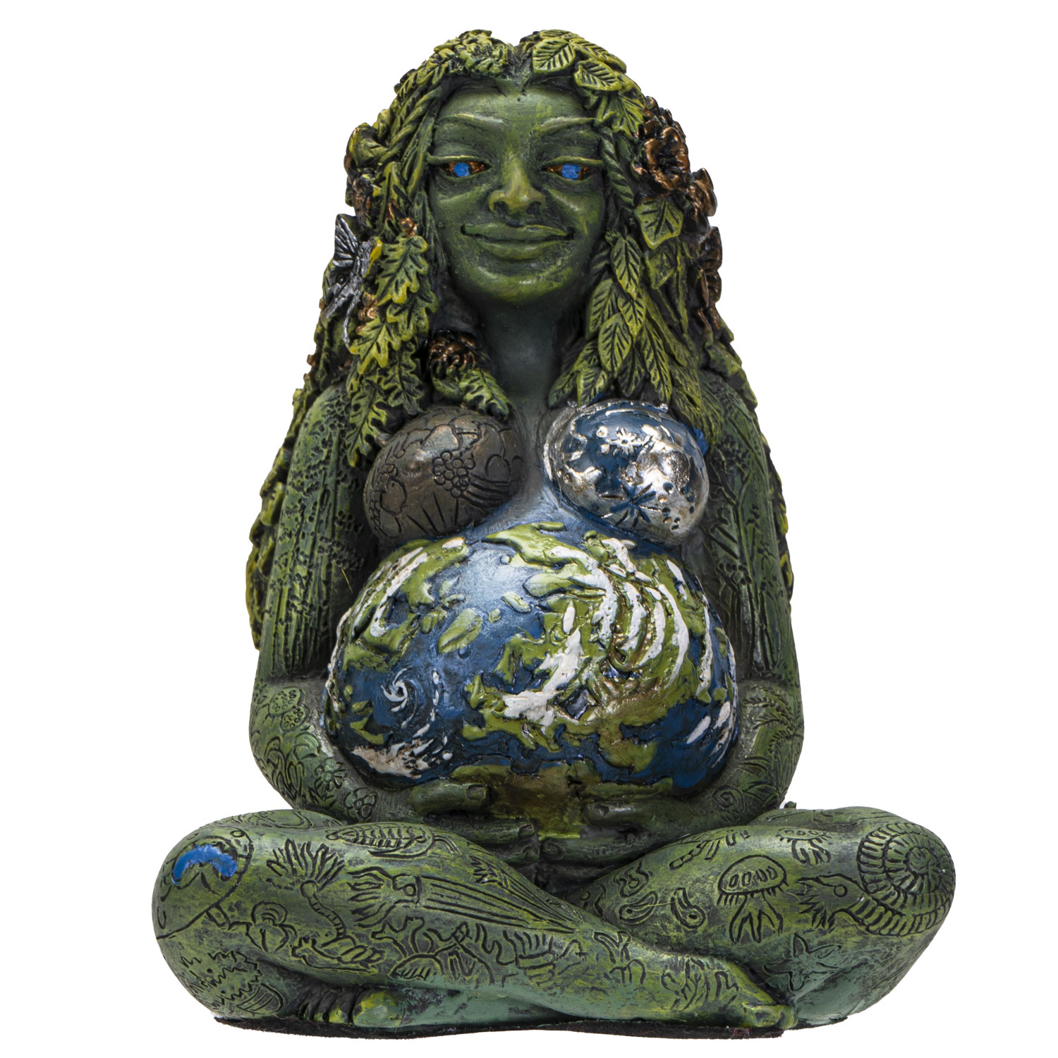 Gaia, Goddess statue, Wiccan Goddess statue, altar, order witch,Nature, mother earth Dryad