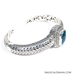 Sterling Silver Caribbean Topaz Bracelet - Sarda-BR-3