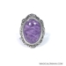 Size 8- Sterling Silver Charoite Ring by Sarda - prm-101