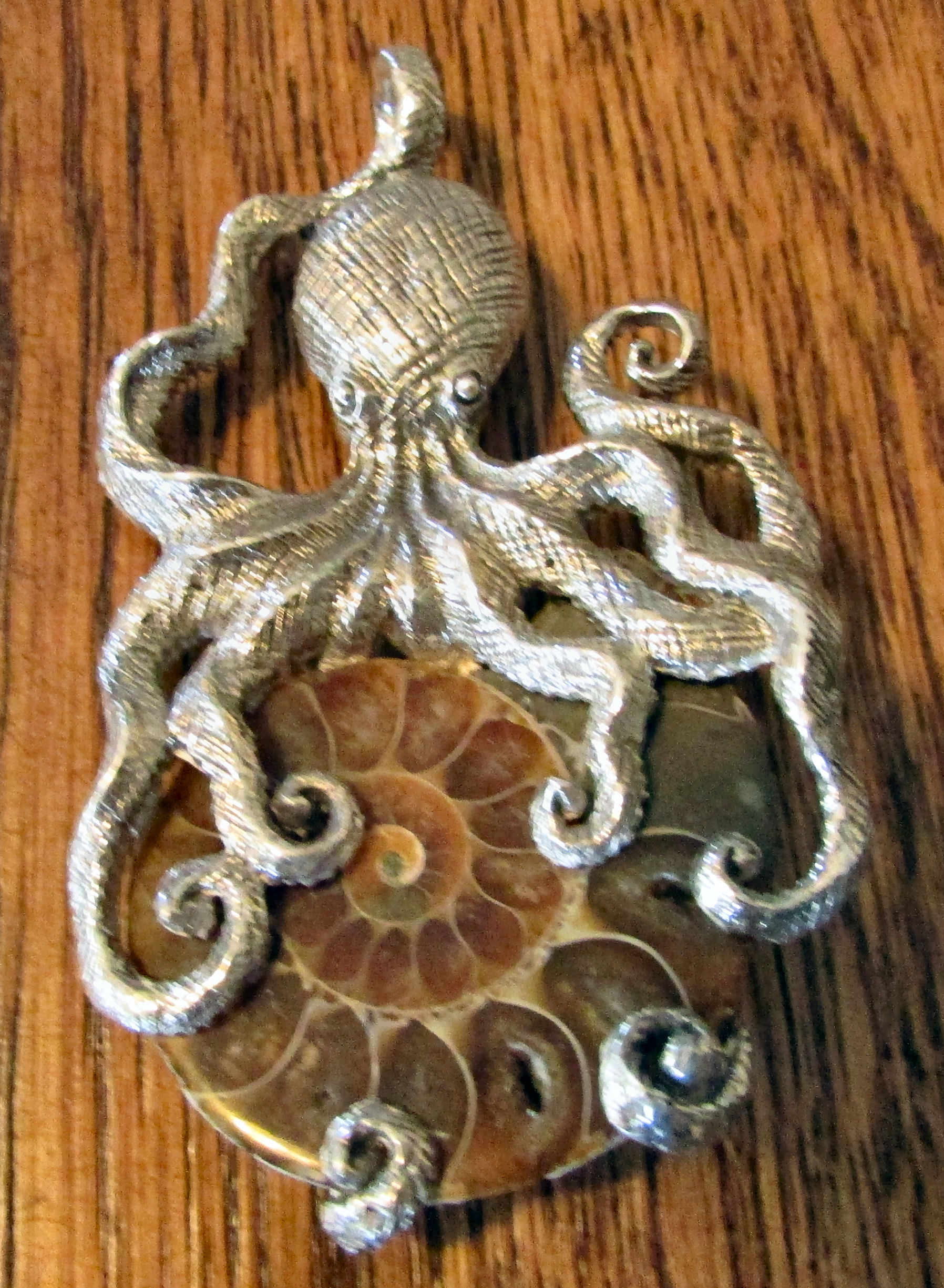 Ghost Eyed Kraken Sterling Silver fashion Necklace