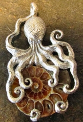 Sterling Silver Totem Animal The Kraken Octopus Pendant Sterling Silver Totem Animal The Kraken Octopus Pendant