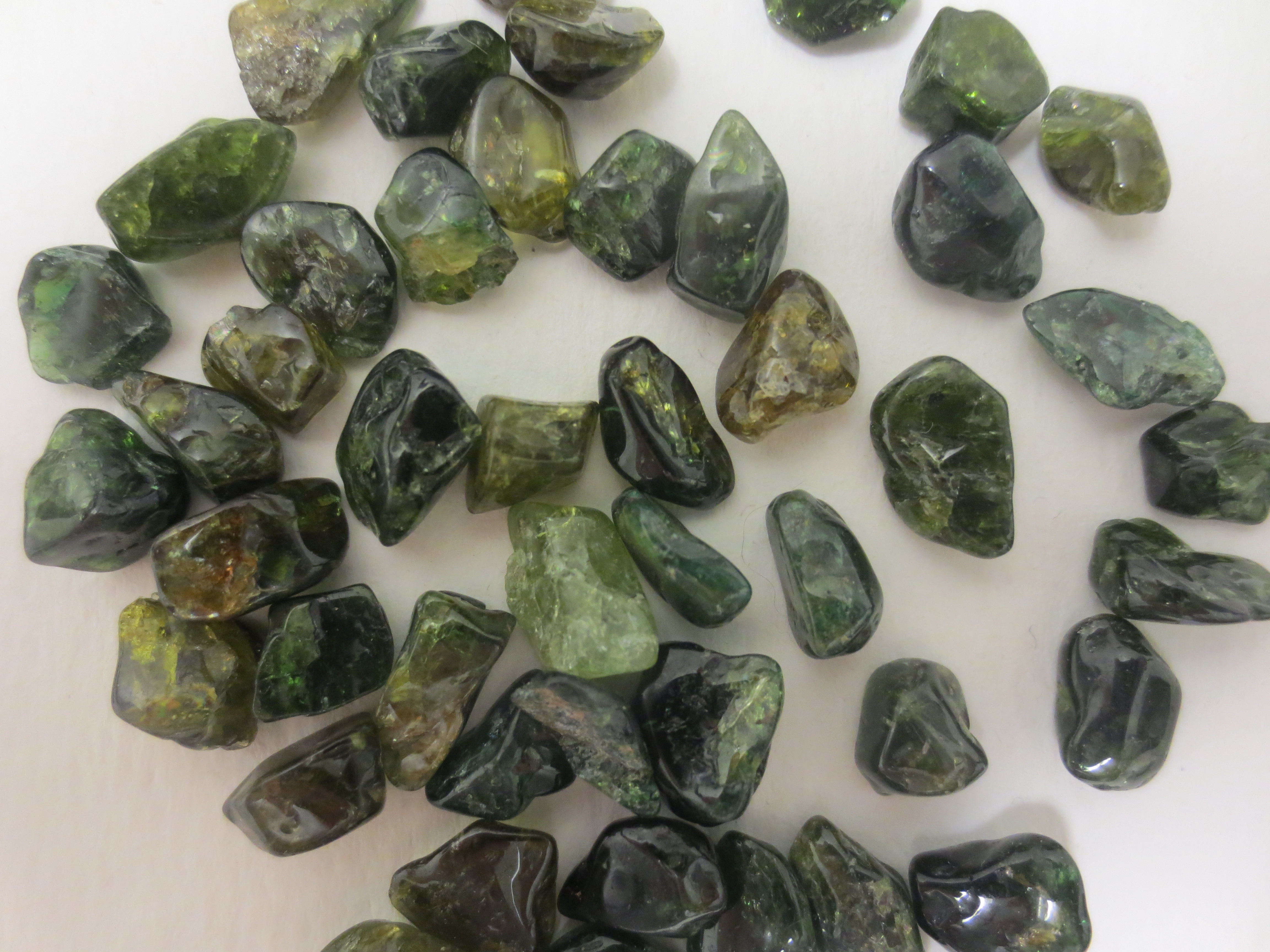 Green on sale garnet stone