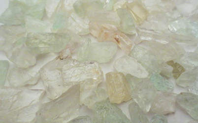 Hiddenite, Rough 